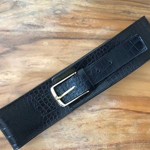 Black Crocodile Belt 🖤
